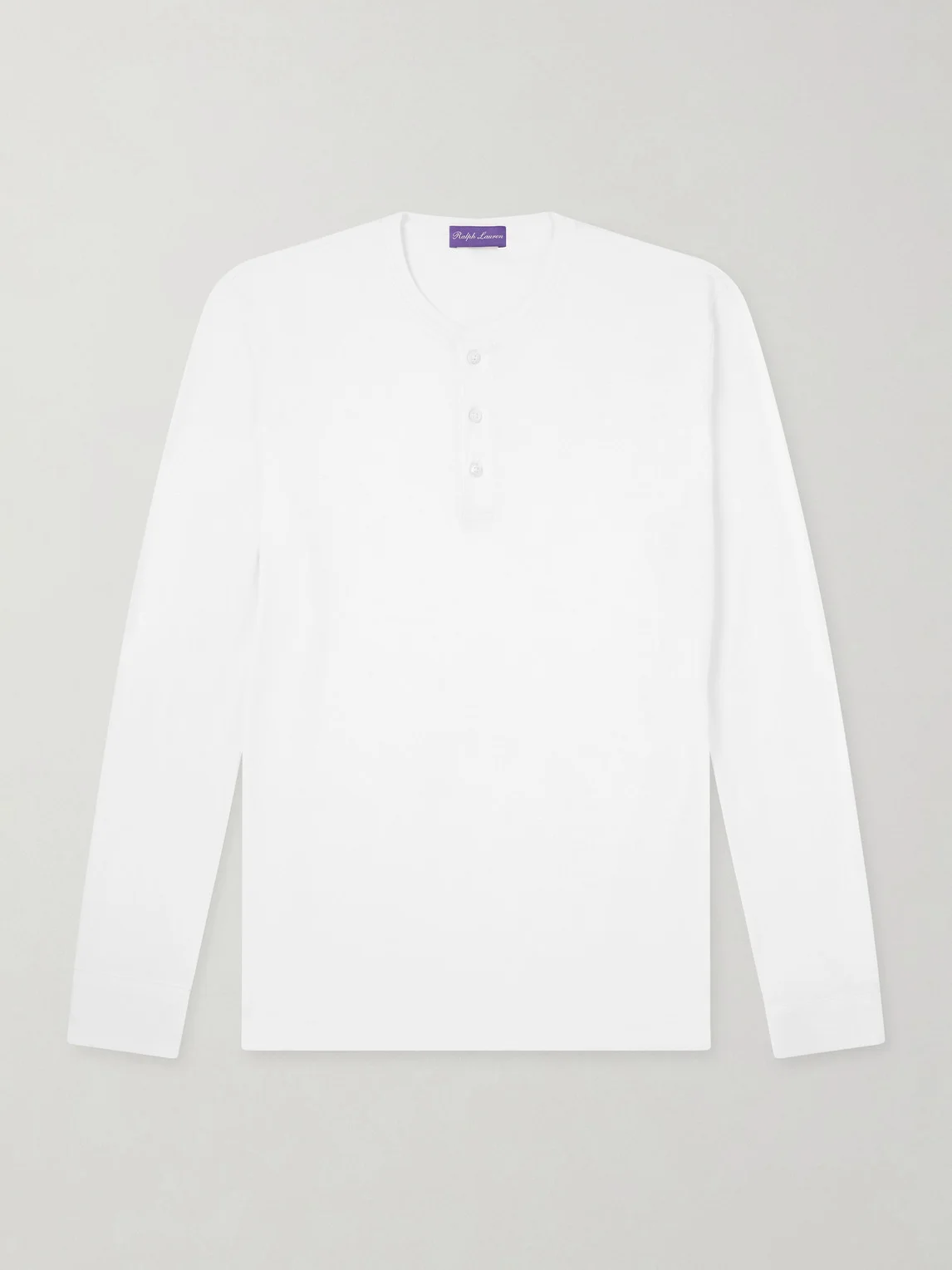 Cotton-Jersey Henley T-Shirt - 1