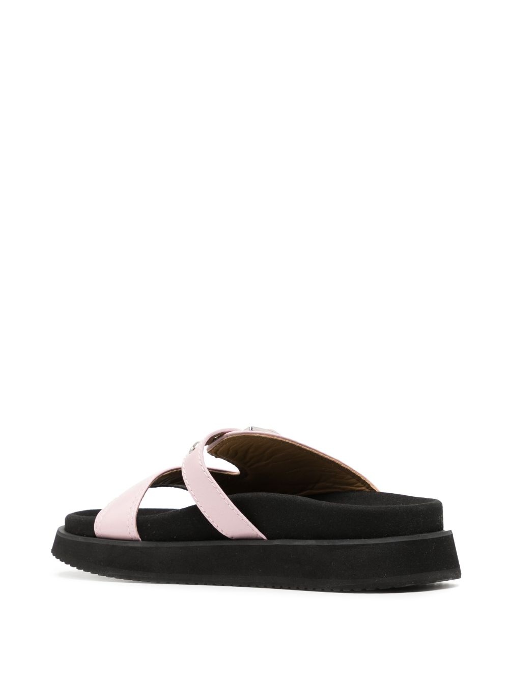 buckle-fastening leather sandals - 3