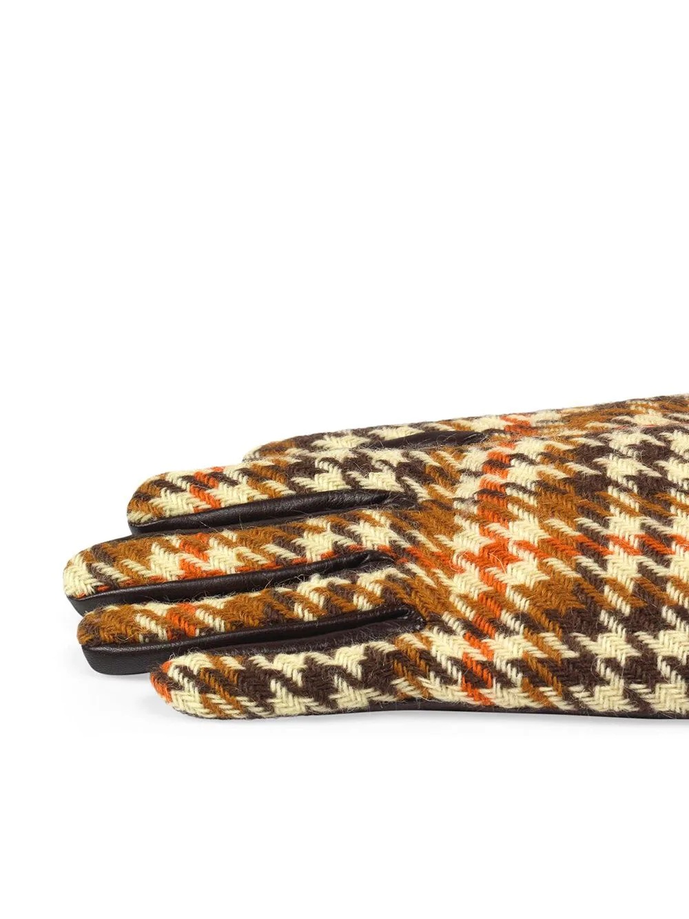 houndstooth-pattern Horsebit gloves - 2