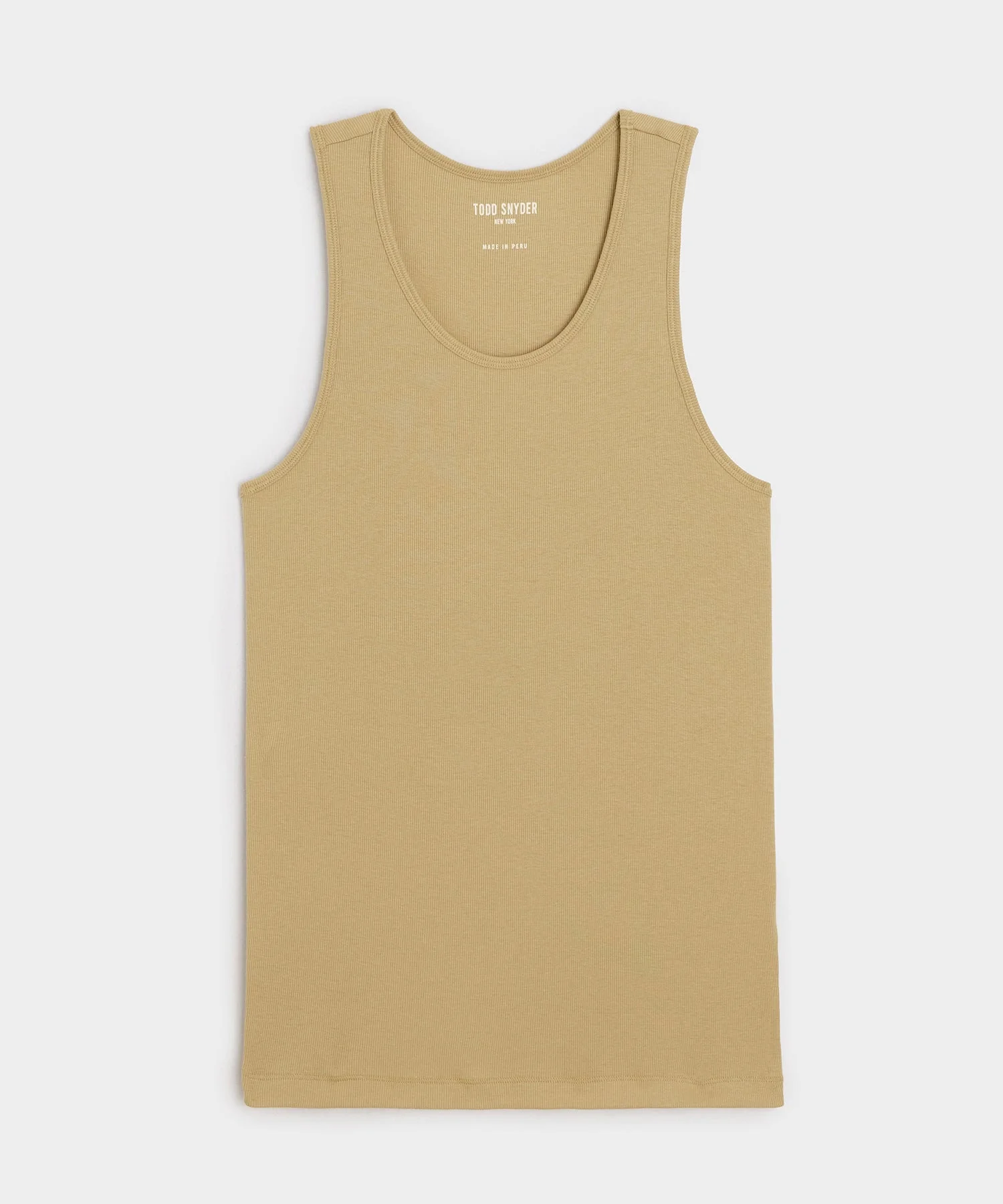 Slim Ribbed Tank - 1