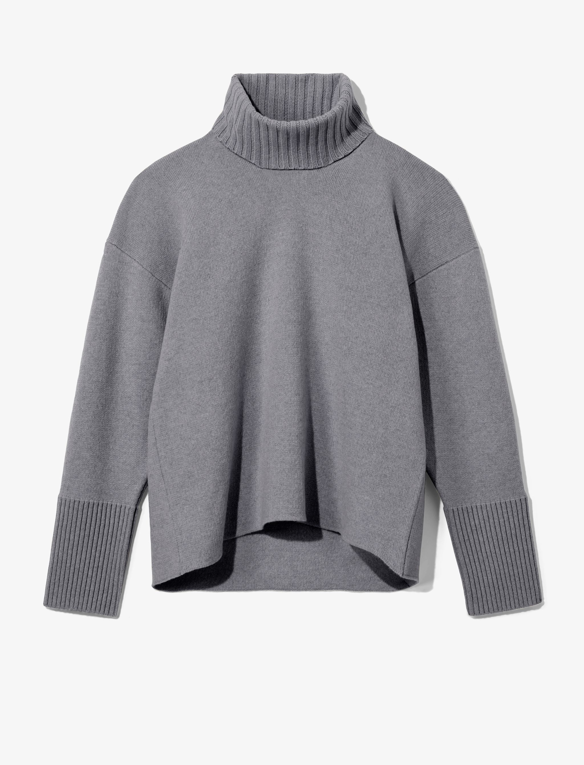 Doubleface Eco Cashmere Oversized Turtleneck Sweater - 1