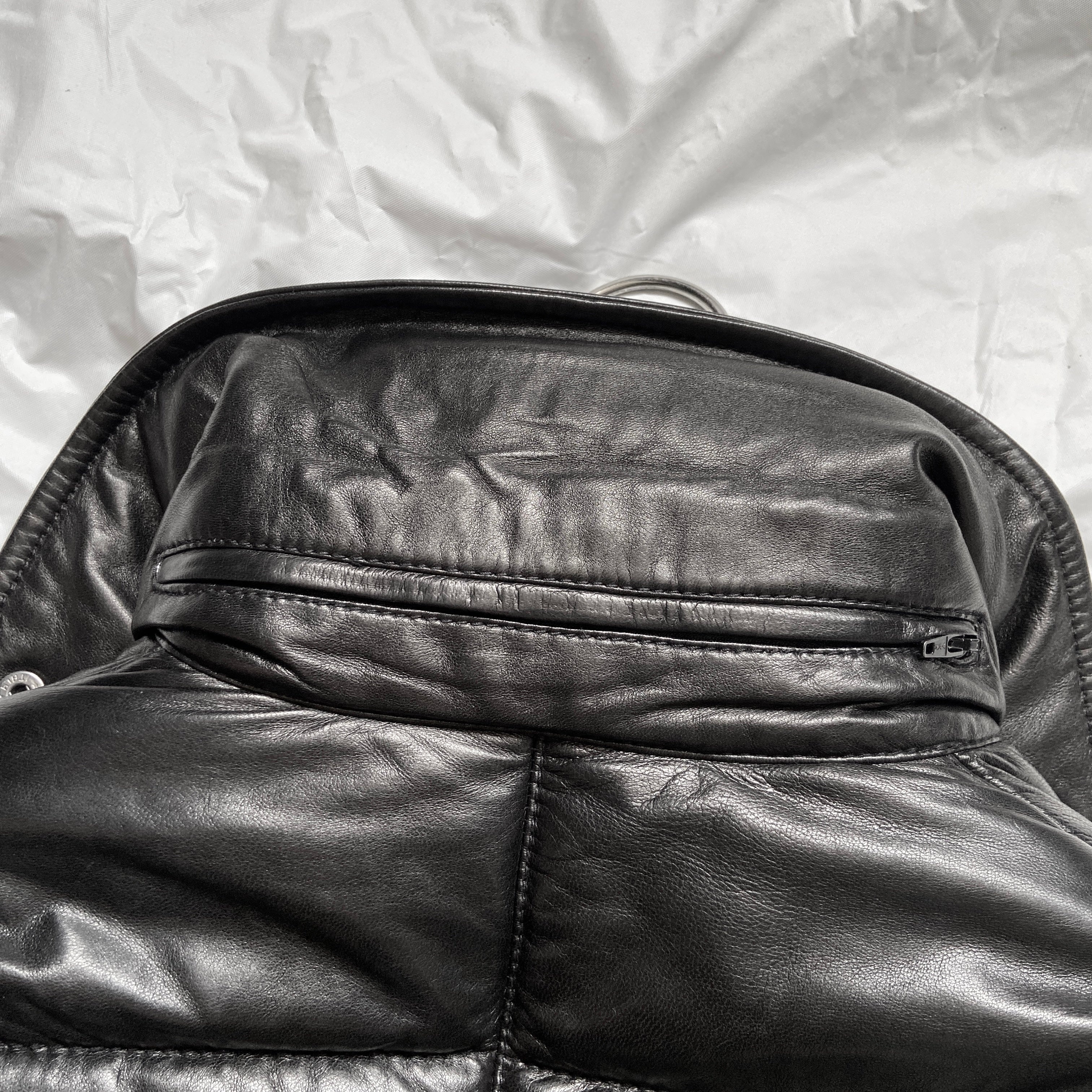 Gucci Fall 1998 Tom Ford Lambskin Leather Quilted Down Puffer Jacket 38 - 15