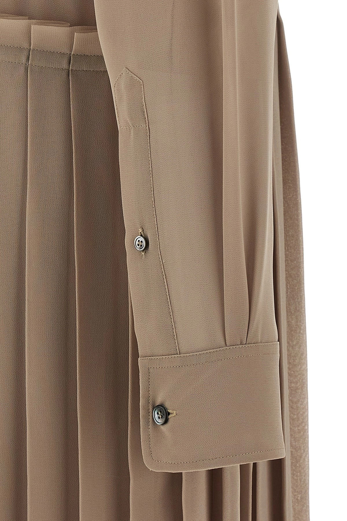 'Pleated Midi' dress - 4