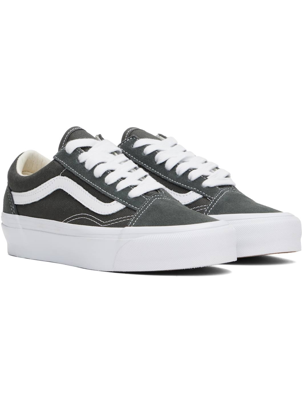Gray Premium Old Skool Sneakers - 4