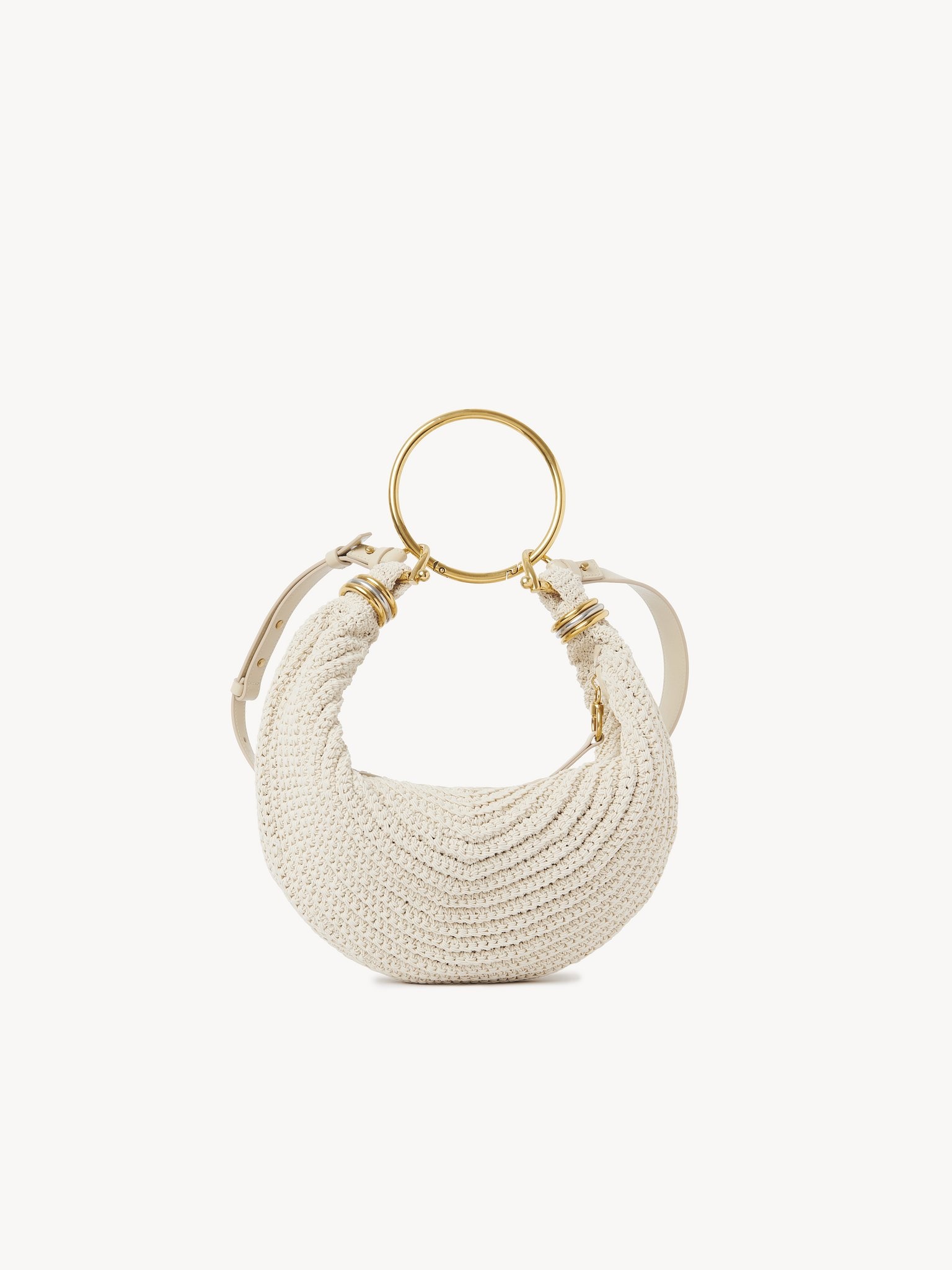 SMALL BRACELET HOBO BAG IN CROCHET - 4