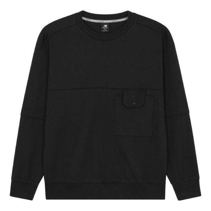 New Balance Casual Lifestyle Sweatshirt 'Black' AMT21369-BK - 1