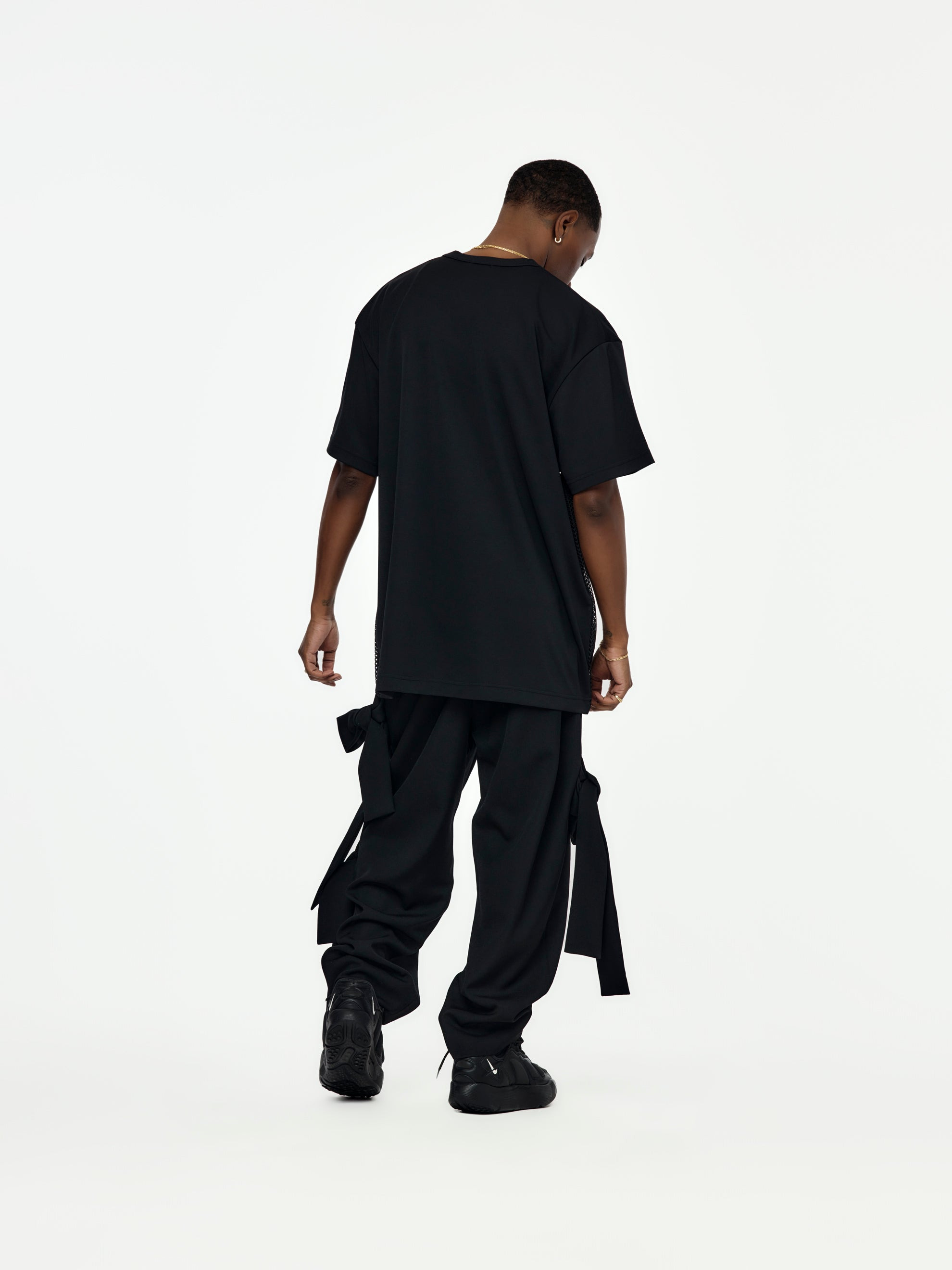 HOMME PLUS T-SHIRT (BLACK / BLACK) - 4