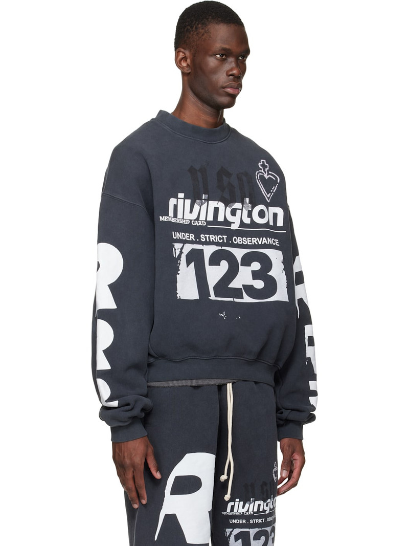Black Membership USO Crewneck Sweatshirt 2