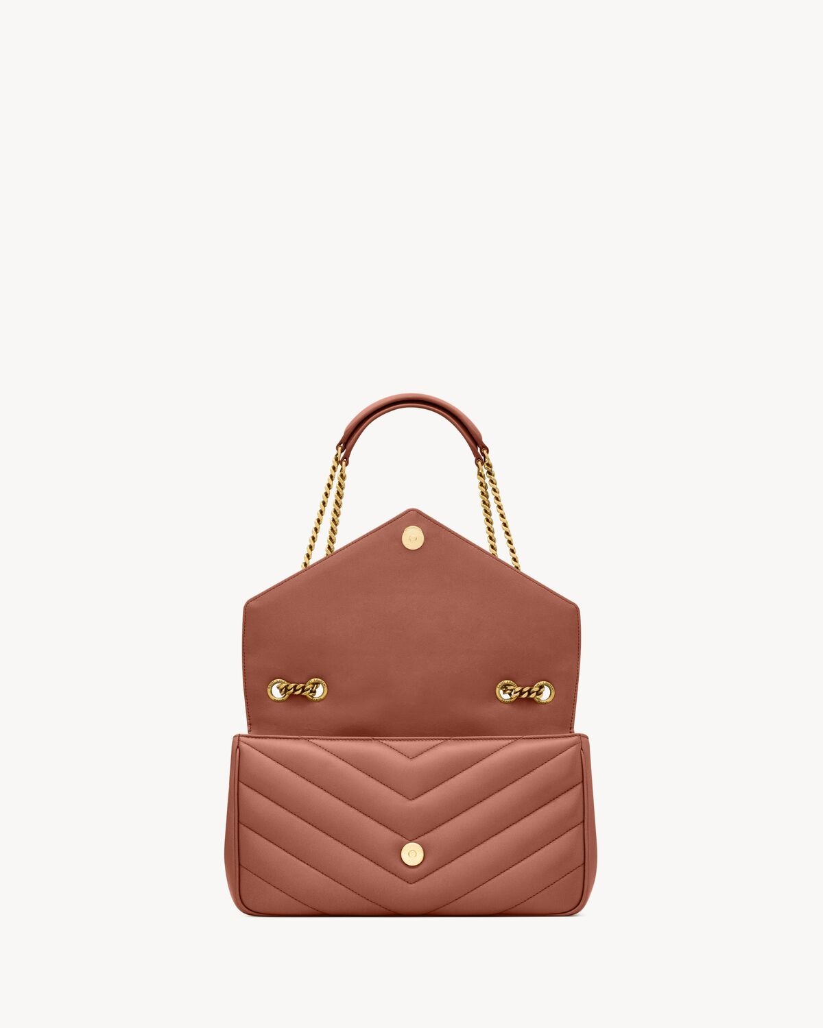 LOULOU MEDIUM IN MATELASSÉ LAMBSKIN - 4