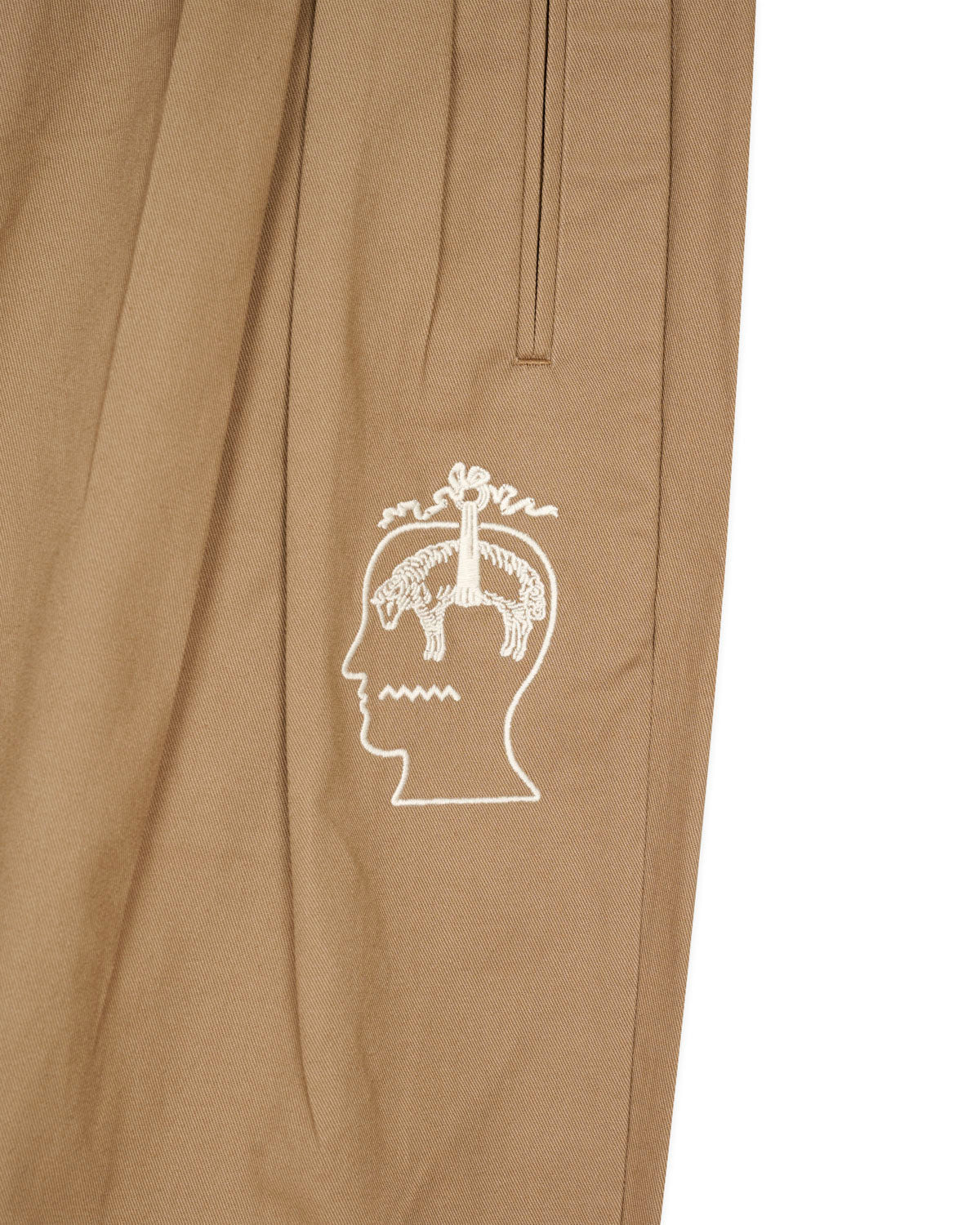 Brooks Brothers California Pleated Chino Trouser - Desert - 3