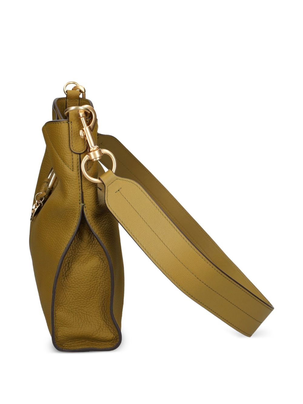 Joan ring-detail leather shoulder bag - 5