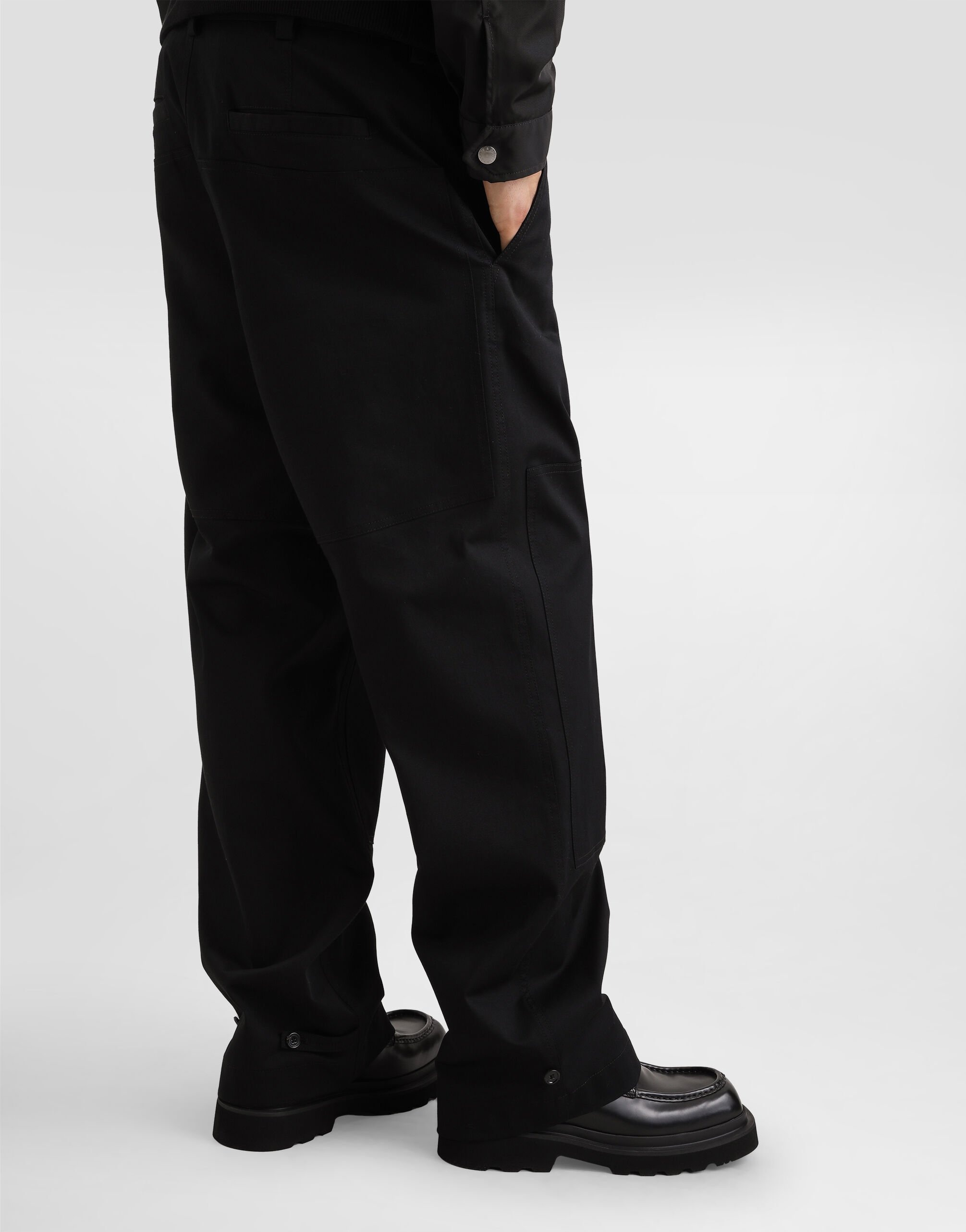 Cotton cargo pants with tag - 5