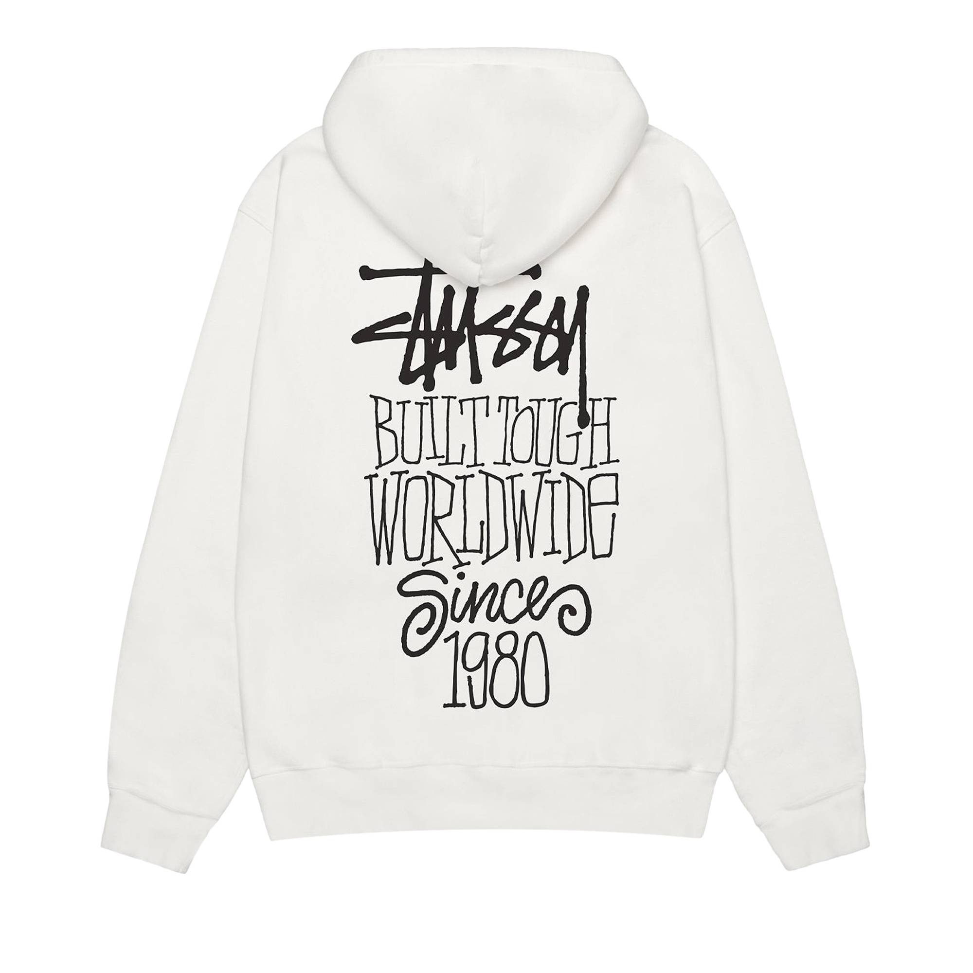 Buy Stussy Pigment Dyed Built Tough Hoodie 'Black