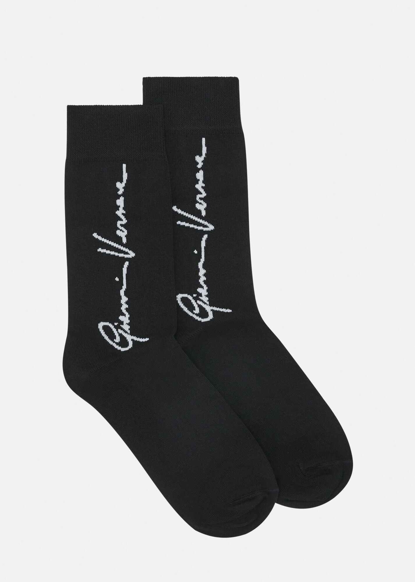 GV Signature Motif Jacquard Socks - 1