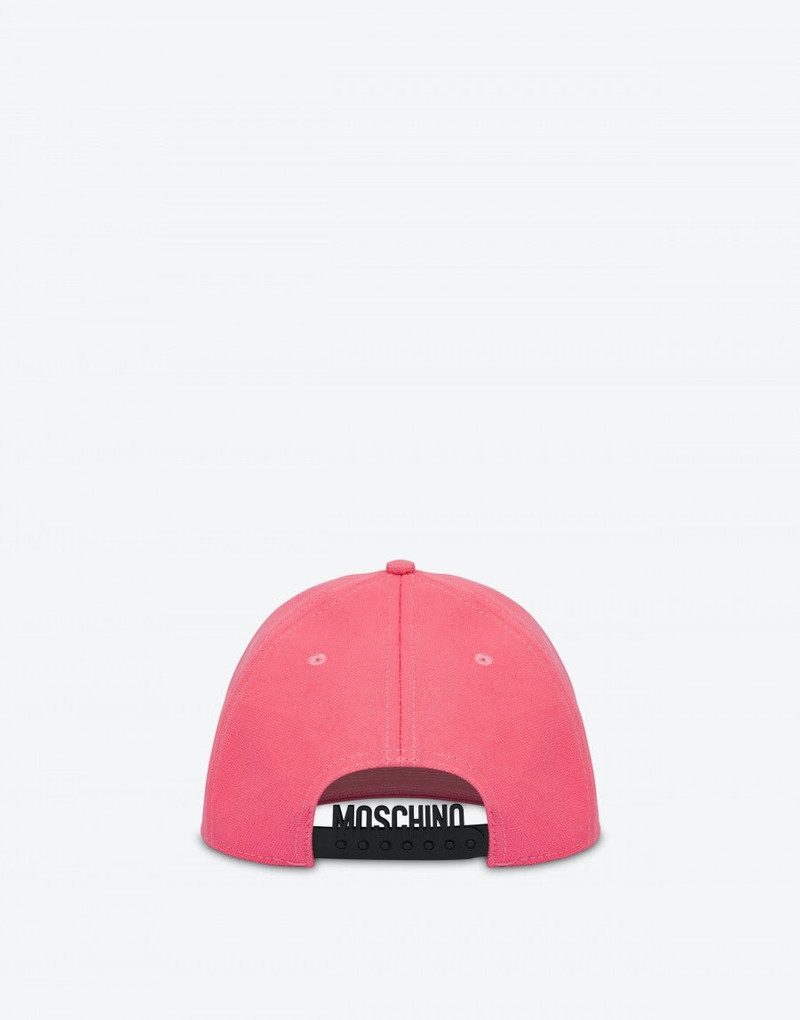 Moschino REFLECTIVE LOGO CANVAS HAT outlook