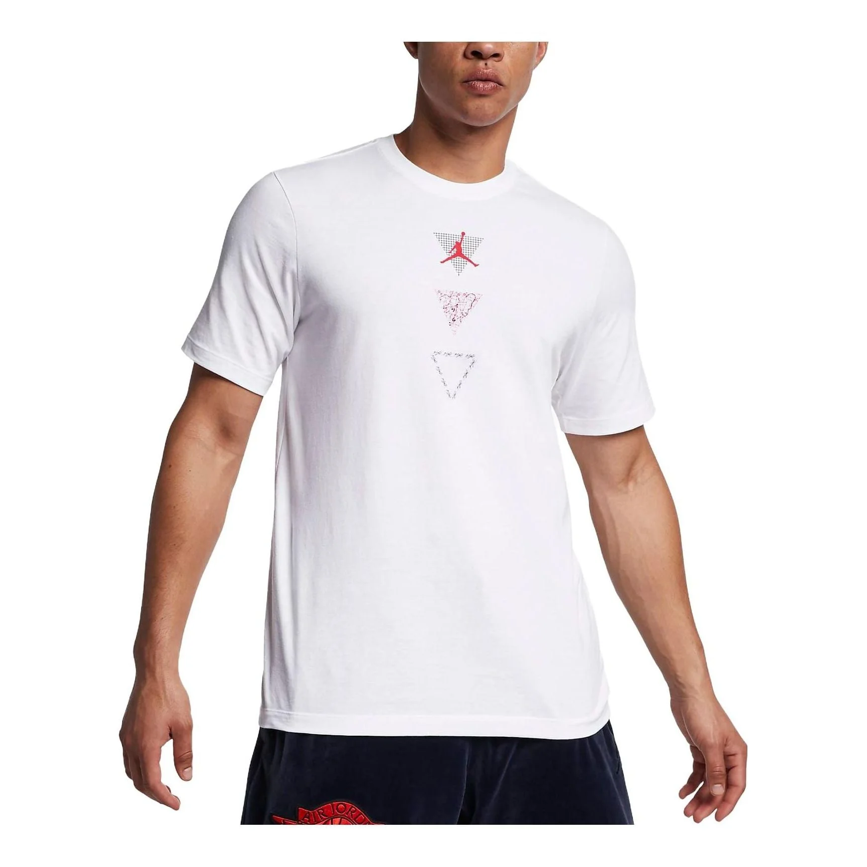 Air Jordan Legacy AJ4 T-shirt 'White' BV5461-100 - 1