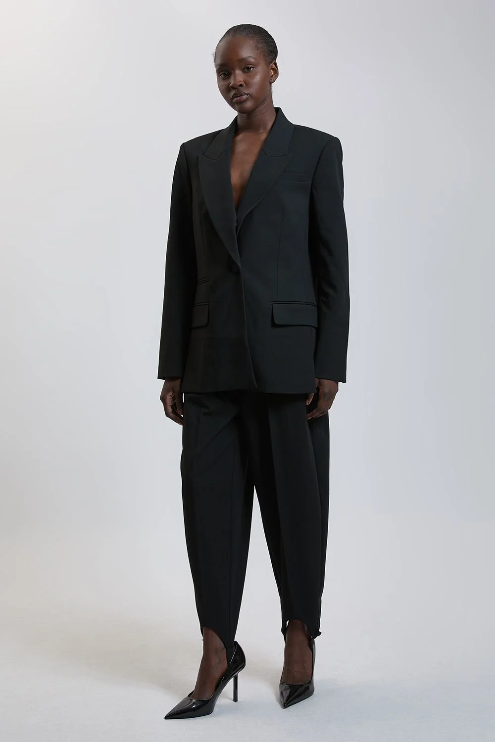 Compact Stretch Stirrup Slim Leg Trouser - 1