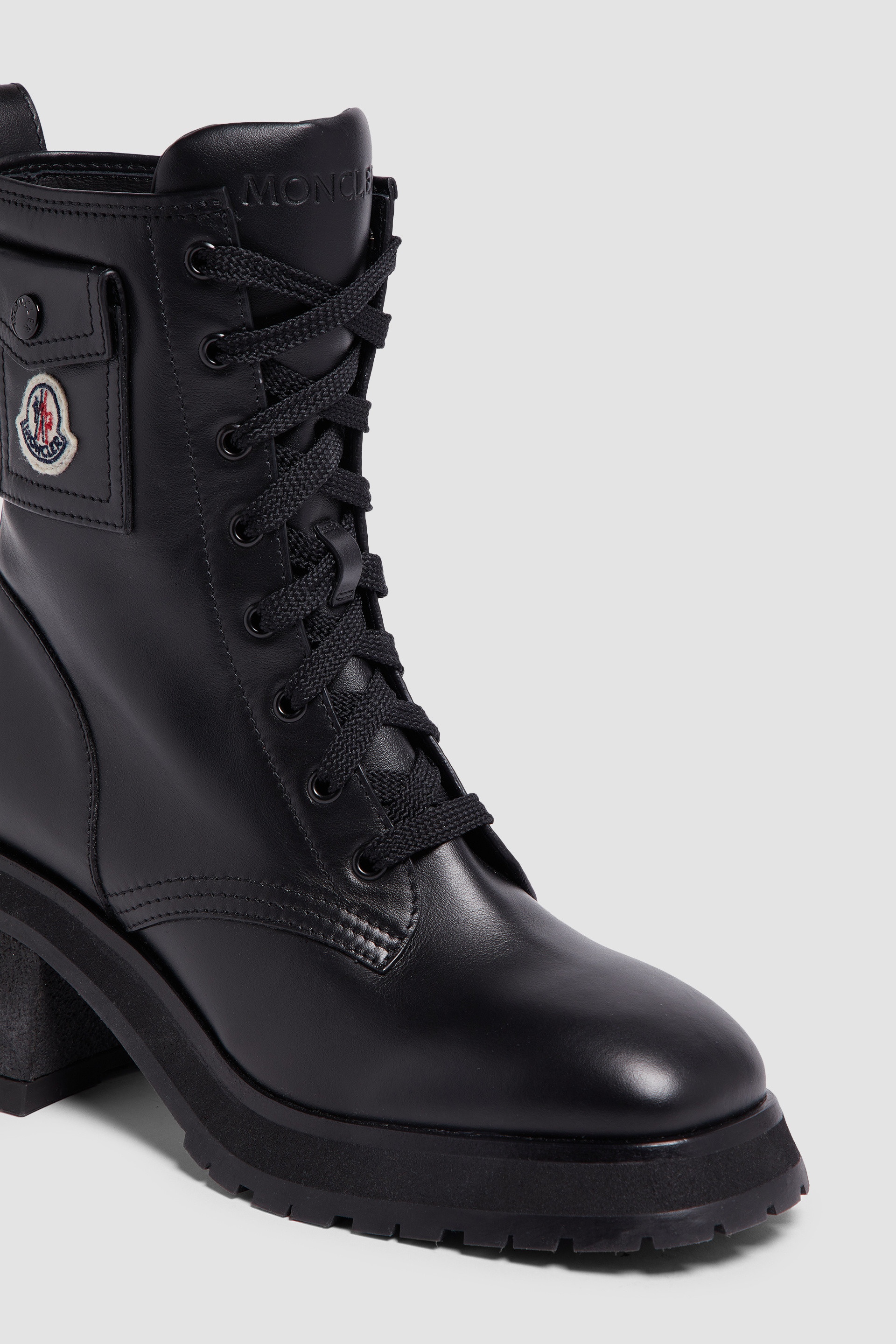 Gigi Leather Lace-Up Boots - 3