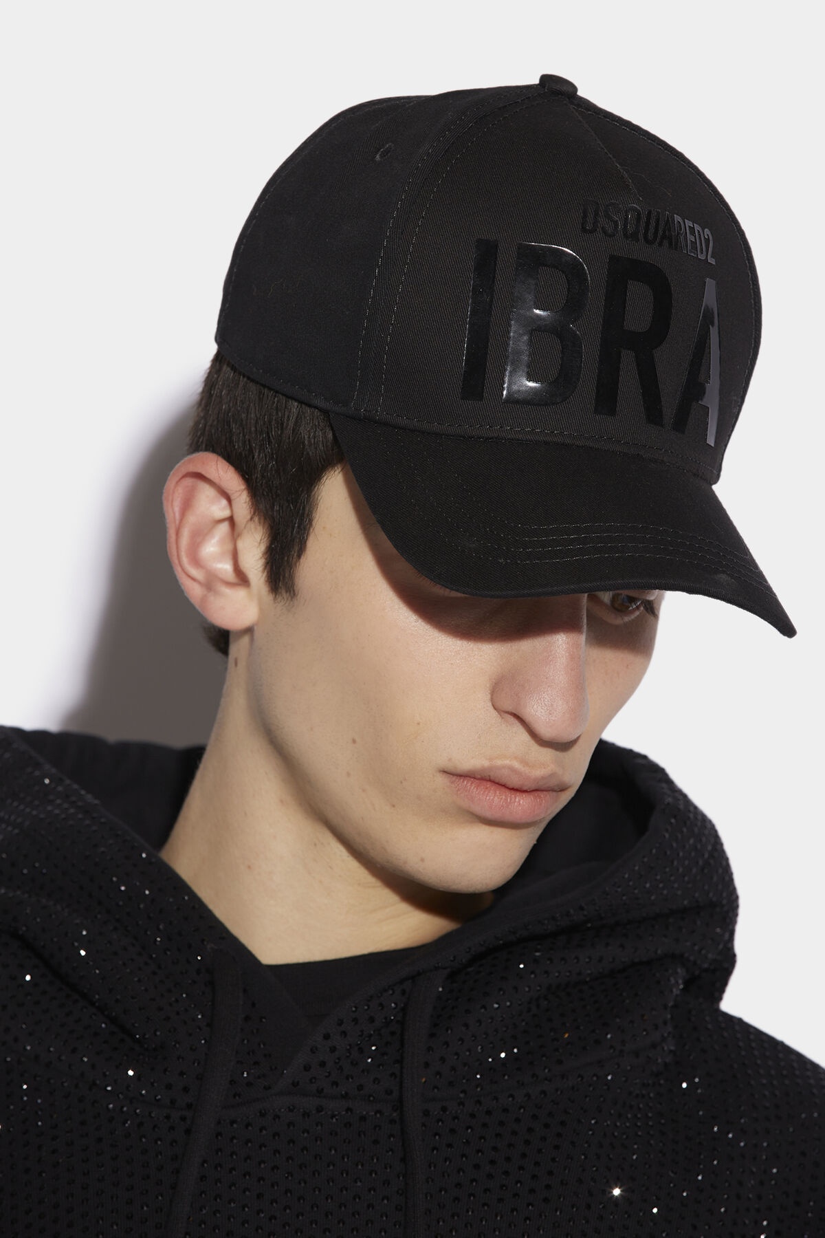 IBRA BLACK ON BLACK BASEBALL CAP - 6
