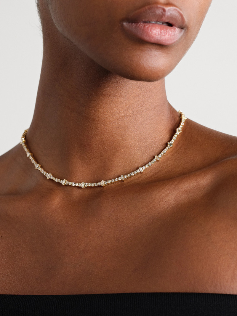 ILEANA MAKRI Rivulet 18-karat Gold Diamond Necklace outlook