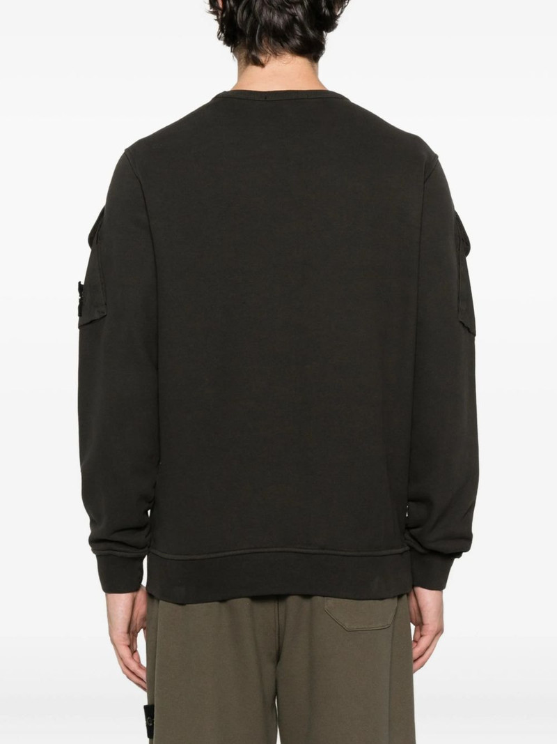 pocket-detailed crew-neck sweatshirt 4