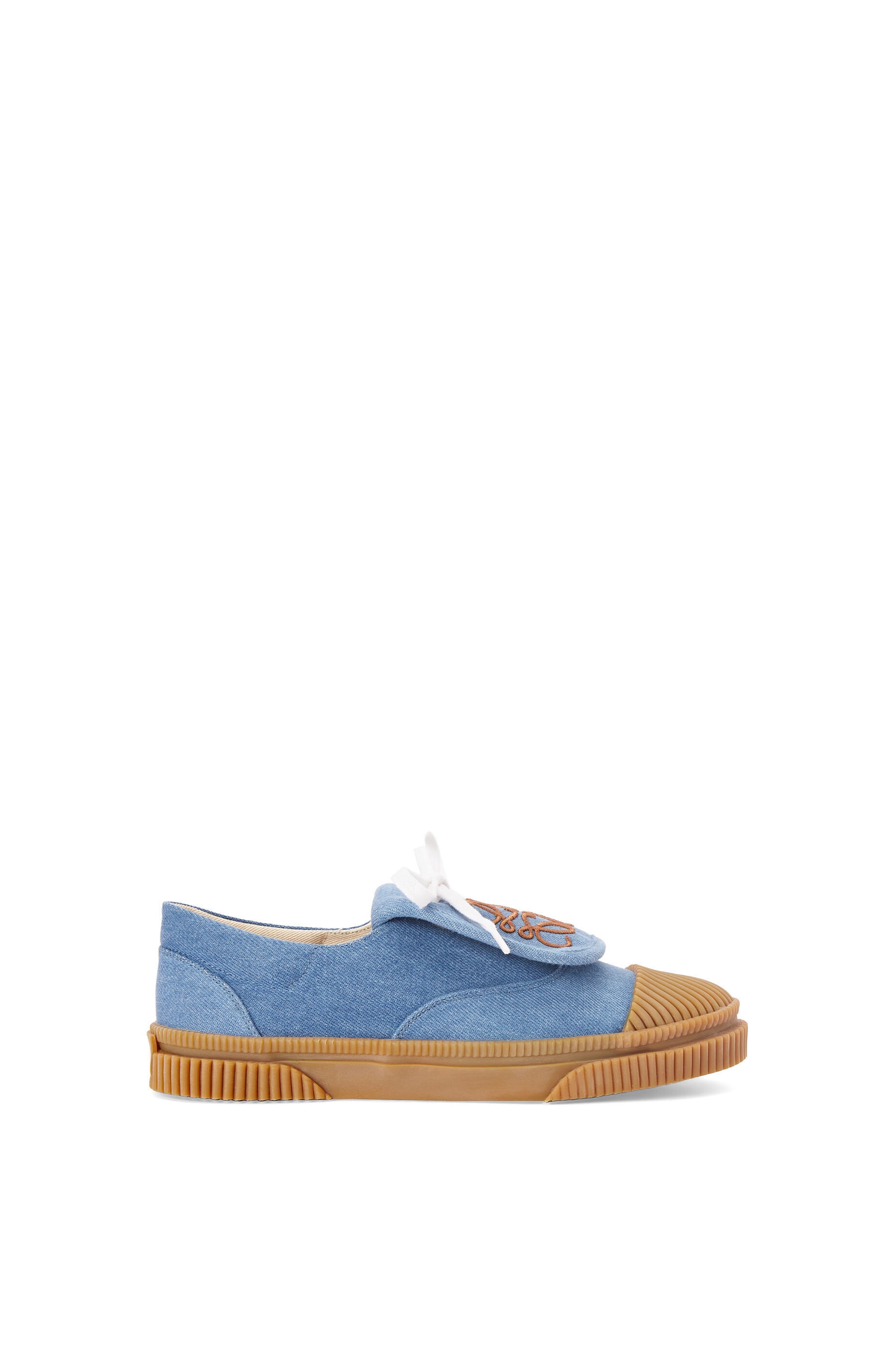 Flap sneaker in denim - 1