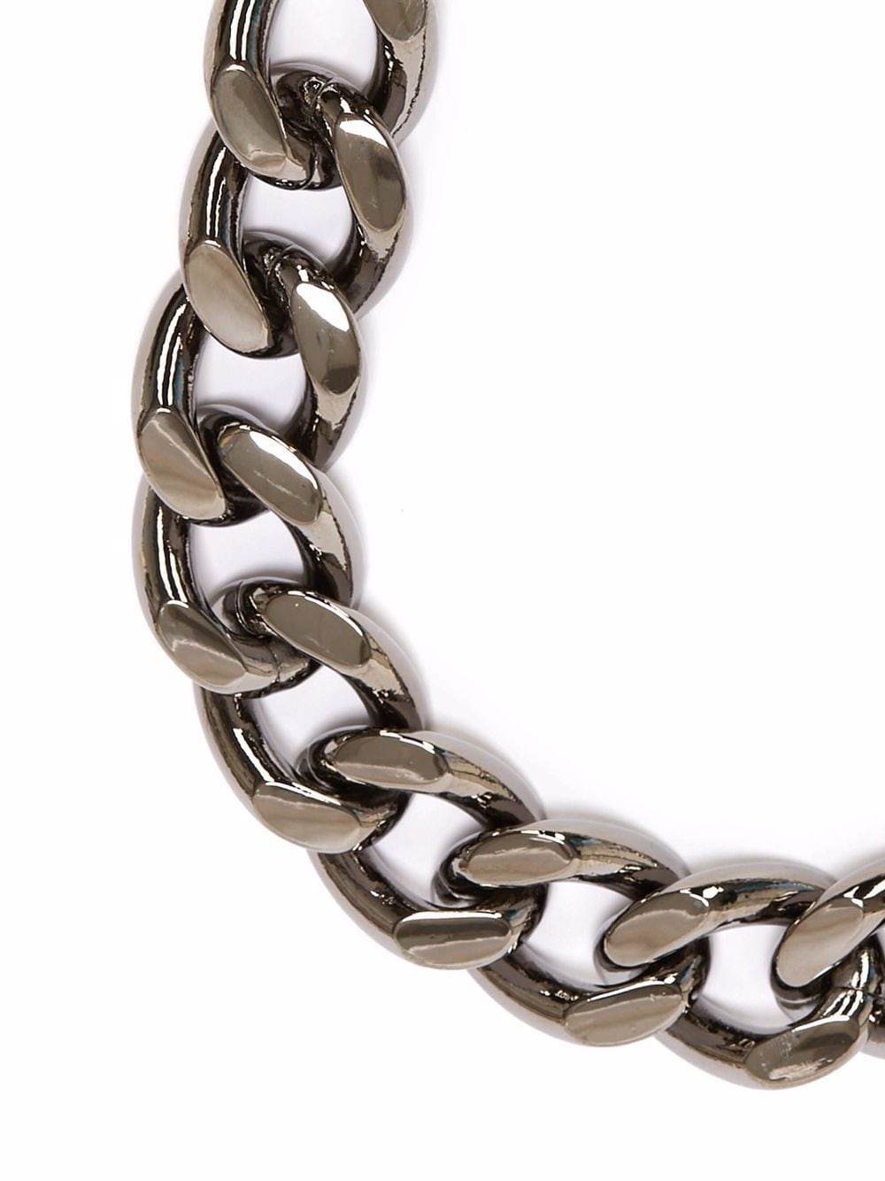 oversized chain-link necklace - 2