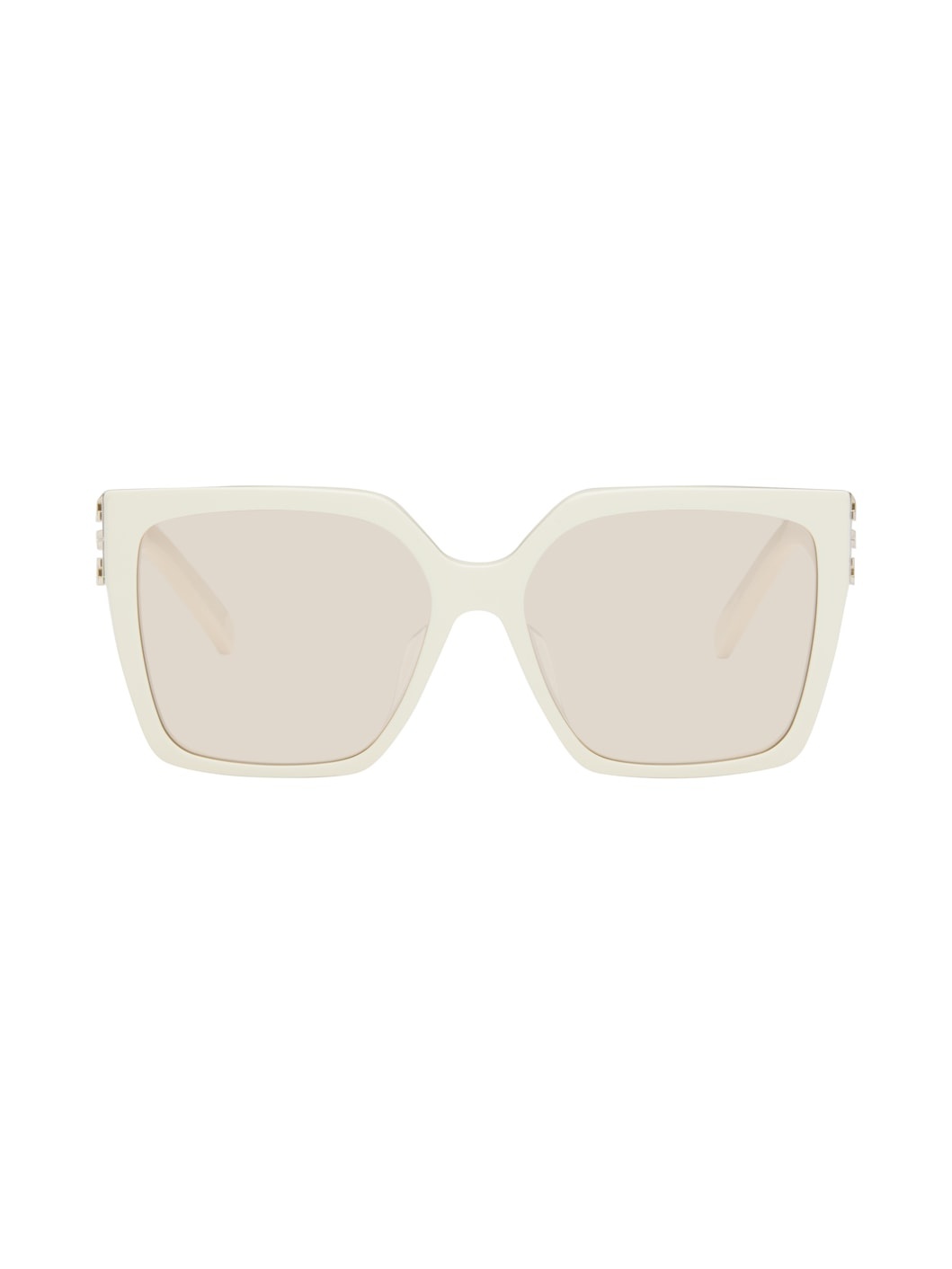 Givenchy White 4G Sunglasses