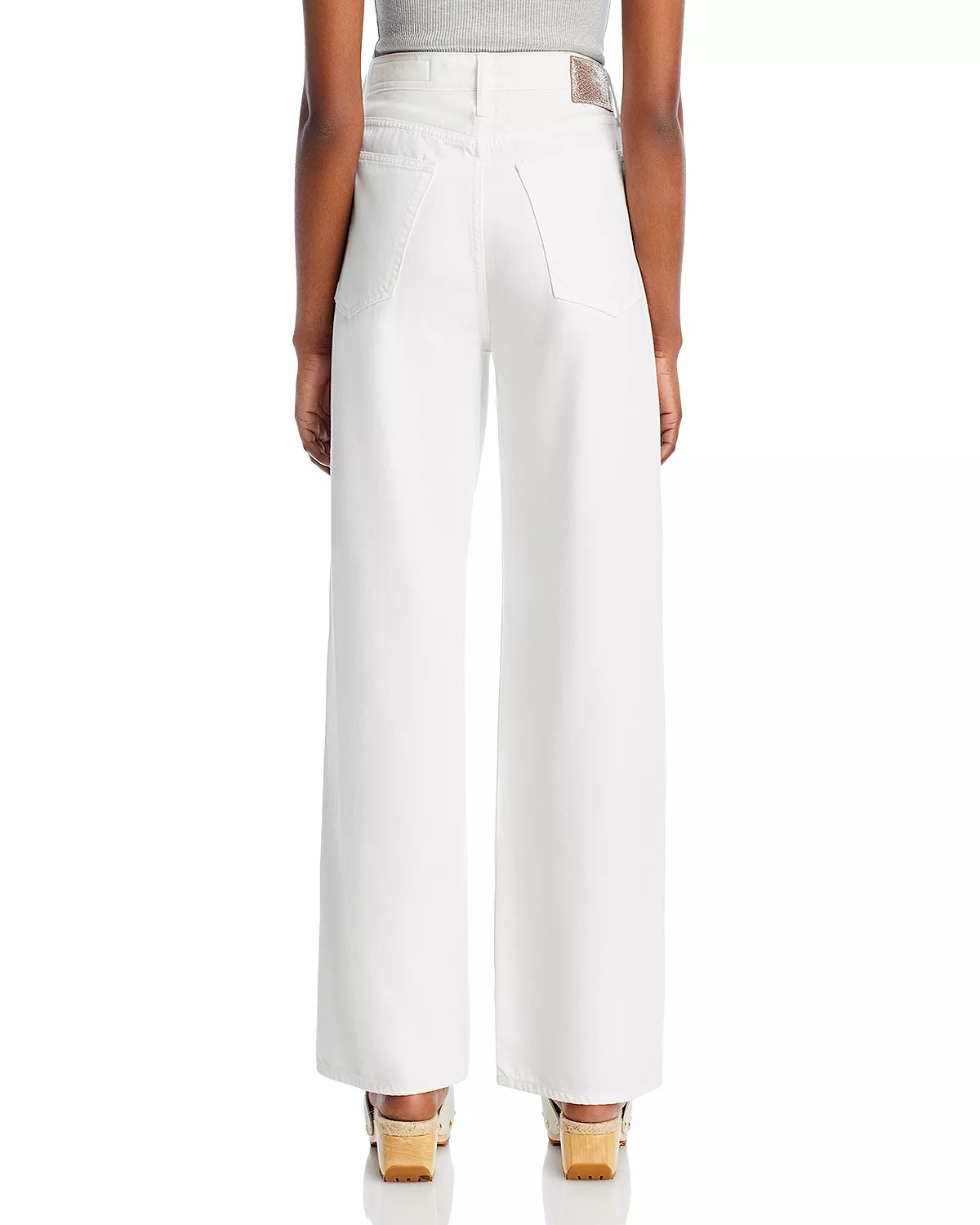 Featherweight Logan High Rise Jeans in Optic White - 3