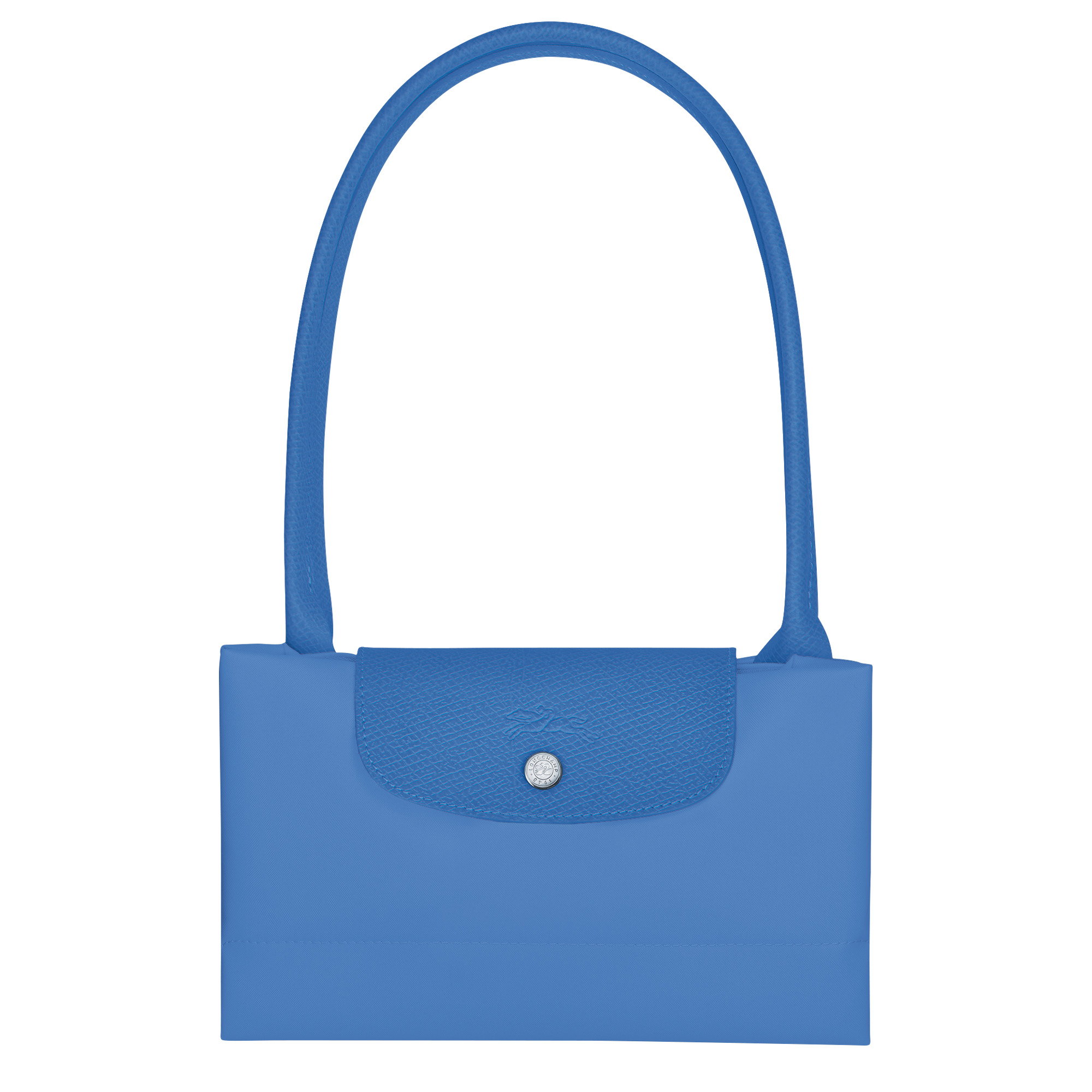 Le Pliage Green L Tote bag Cornflower - Recycled canvas - 5