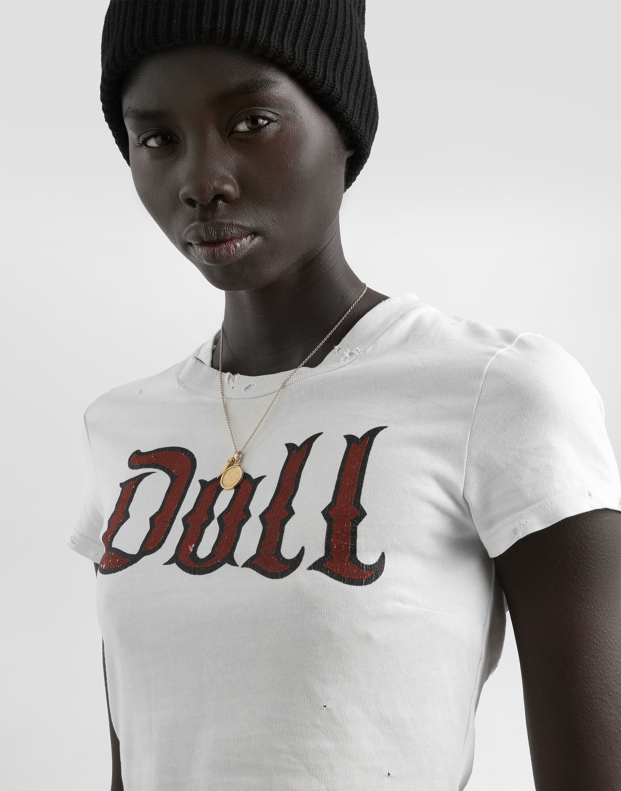 Jersey t-shirt with print - 4