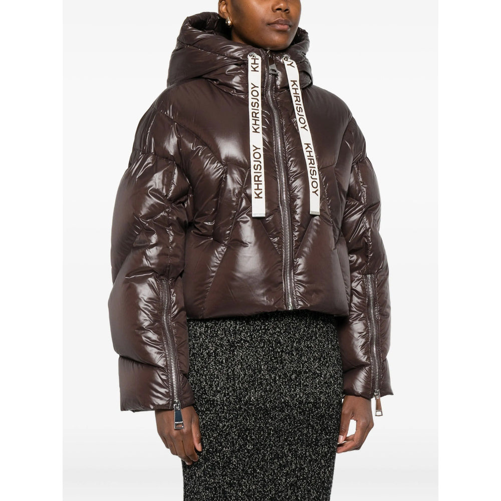 Khrisjoy Brown Jackets - Puffer Jackets Women - 4