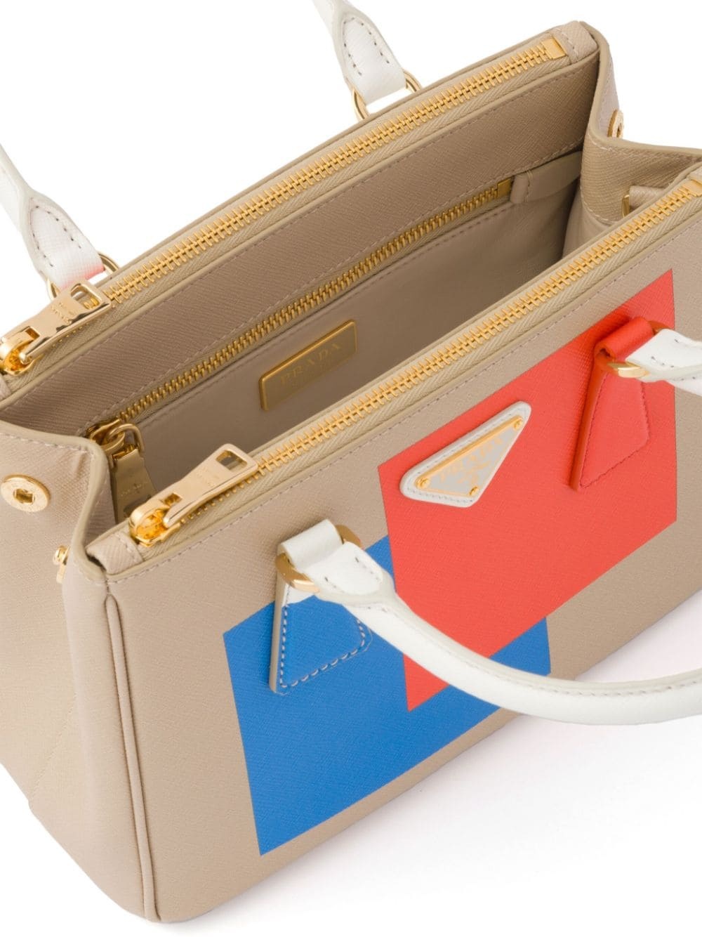 small Galleria Saffiano leather handbag - 7