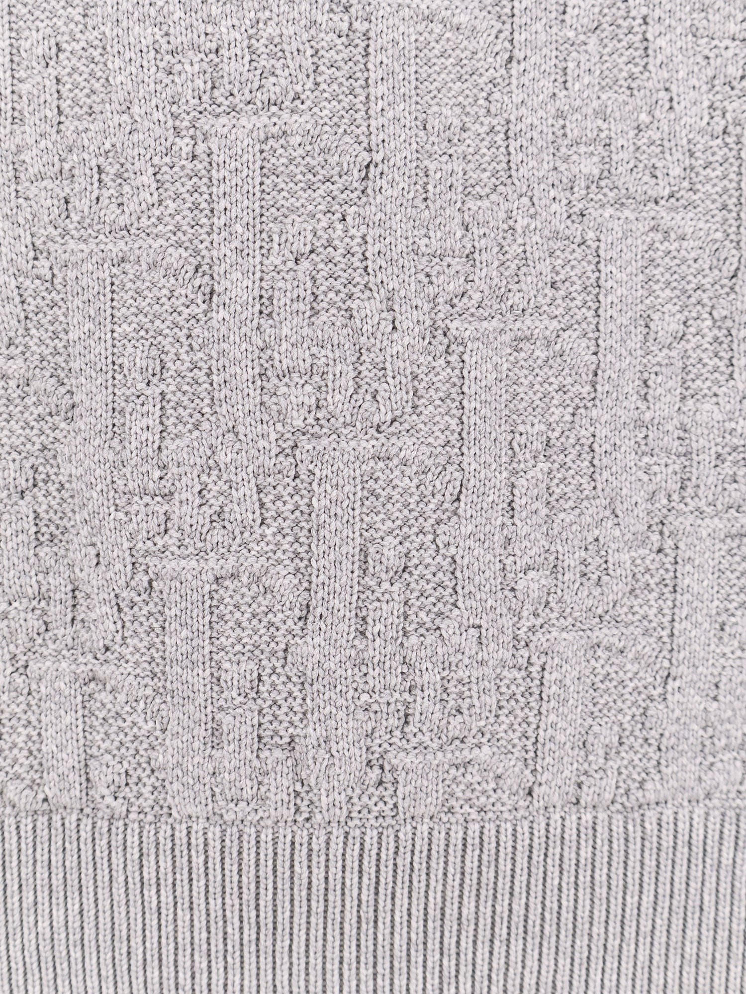DIOR OBLIQUE COTTON BLEND SWEATER - 3