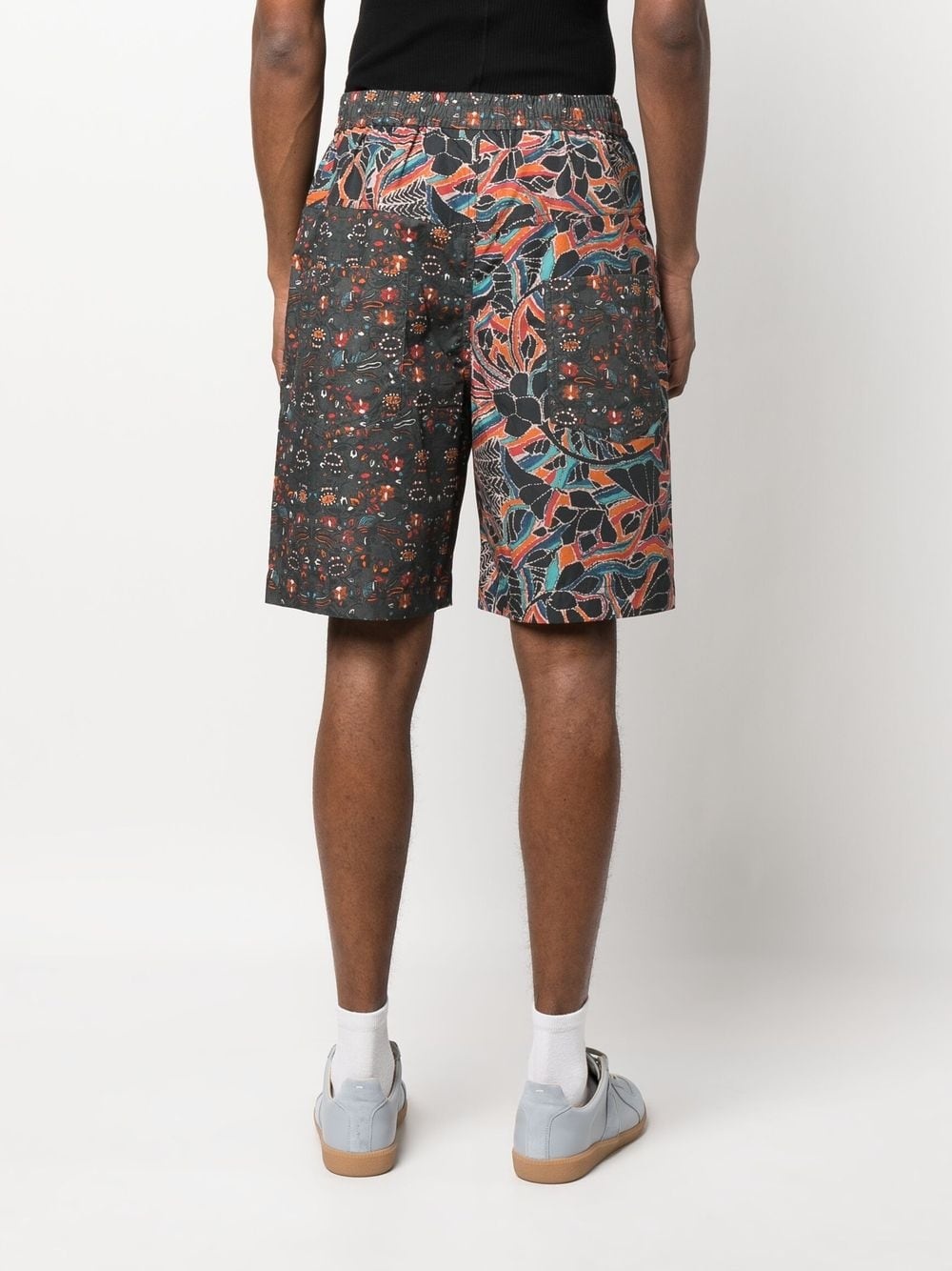 graphic-print deck shorts - 4