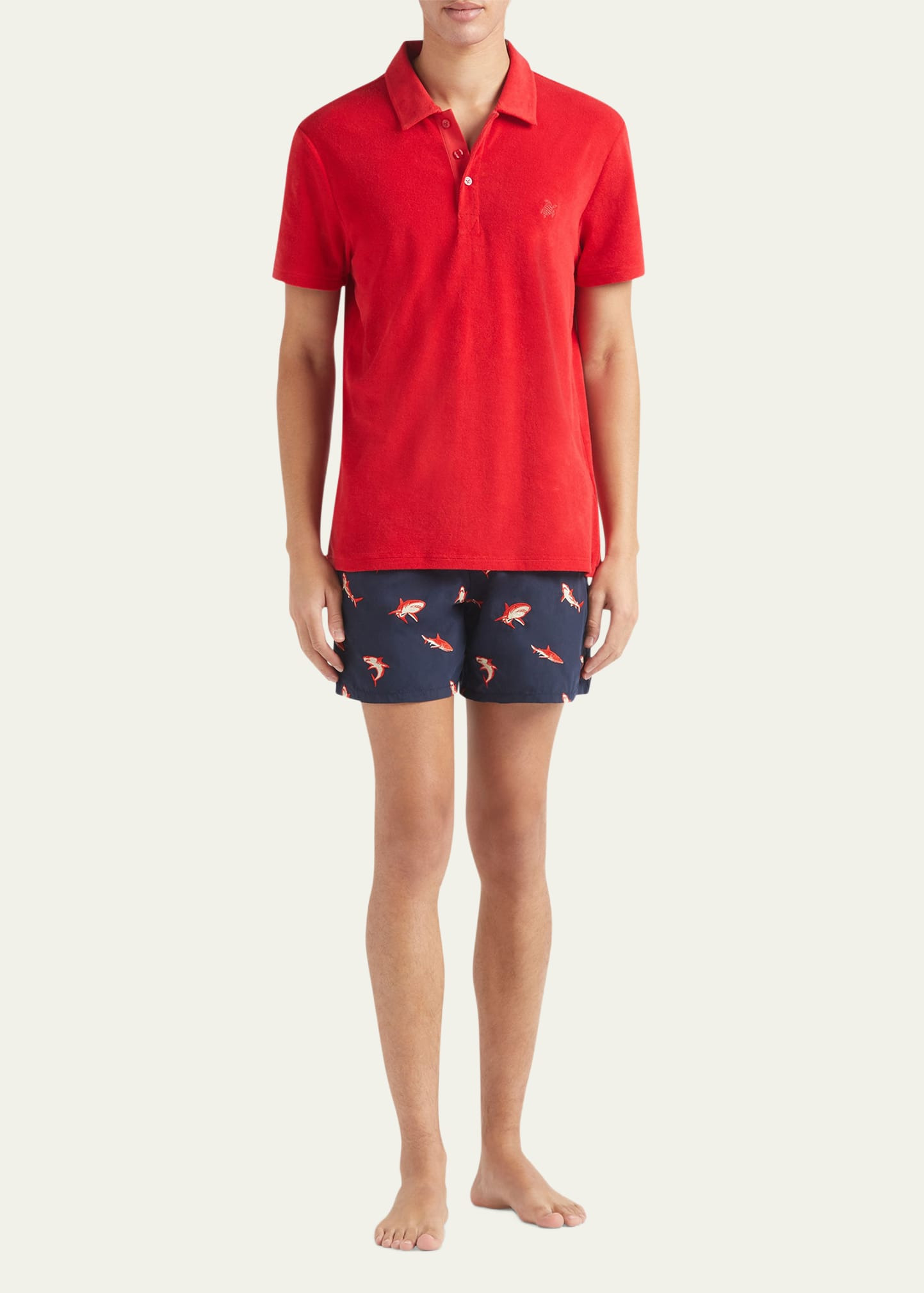 Men's Organic Terry Polo Shirt - 2