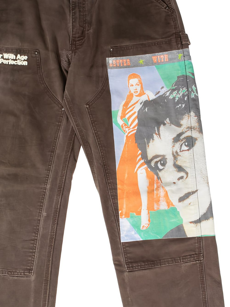 *Better With Age double-knee graphic trousers outlook