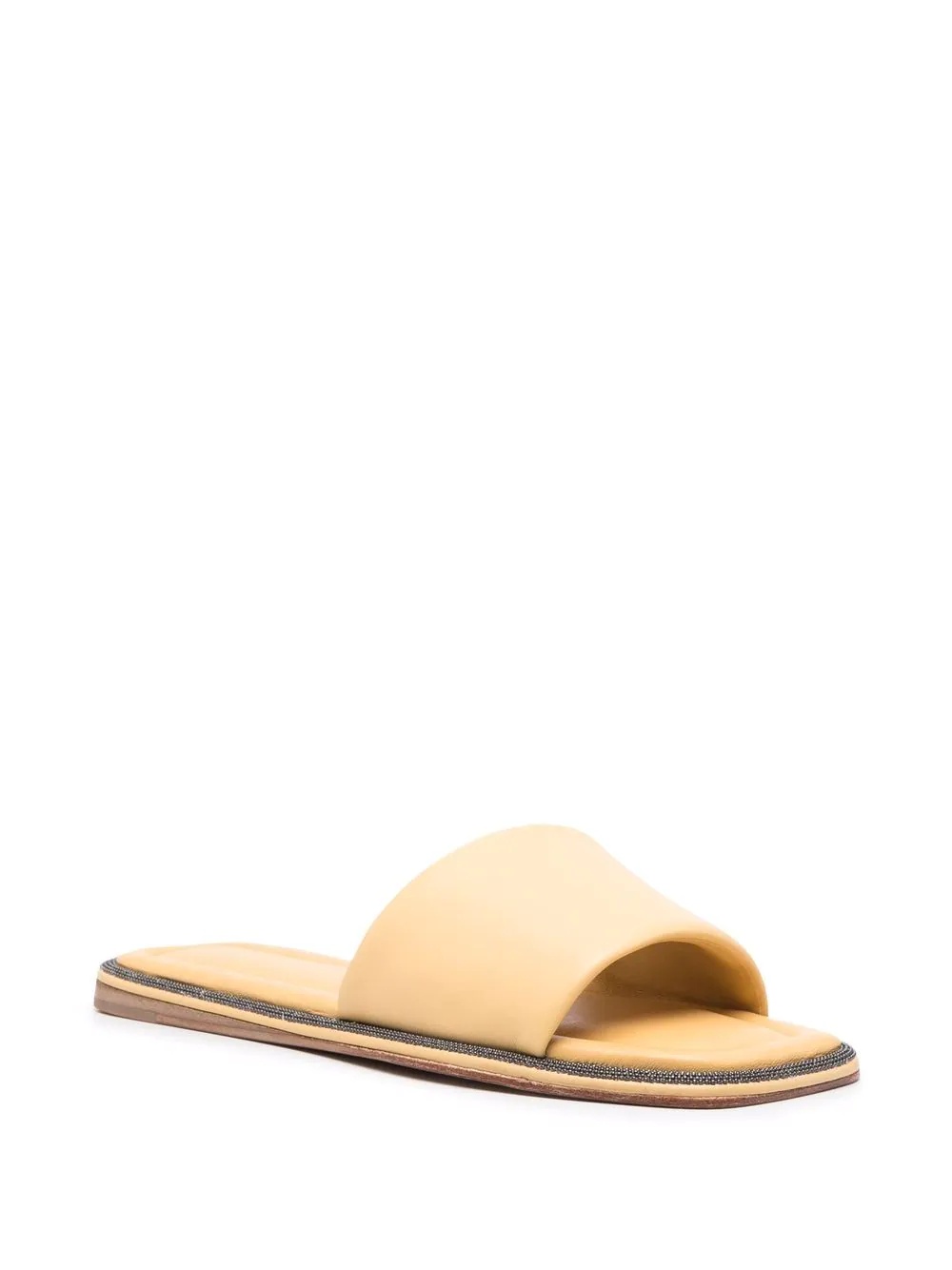 bead-embellished slip-on sandals - 2