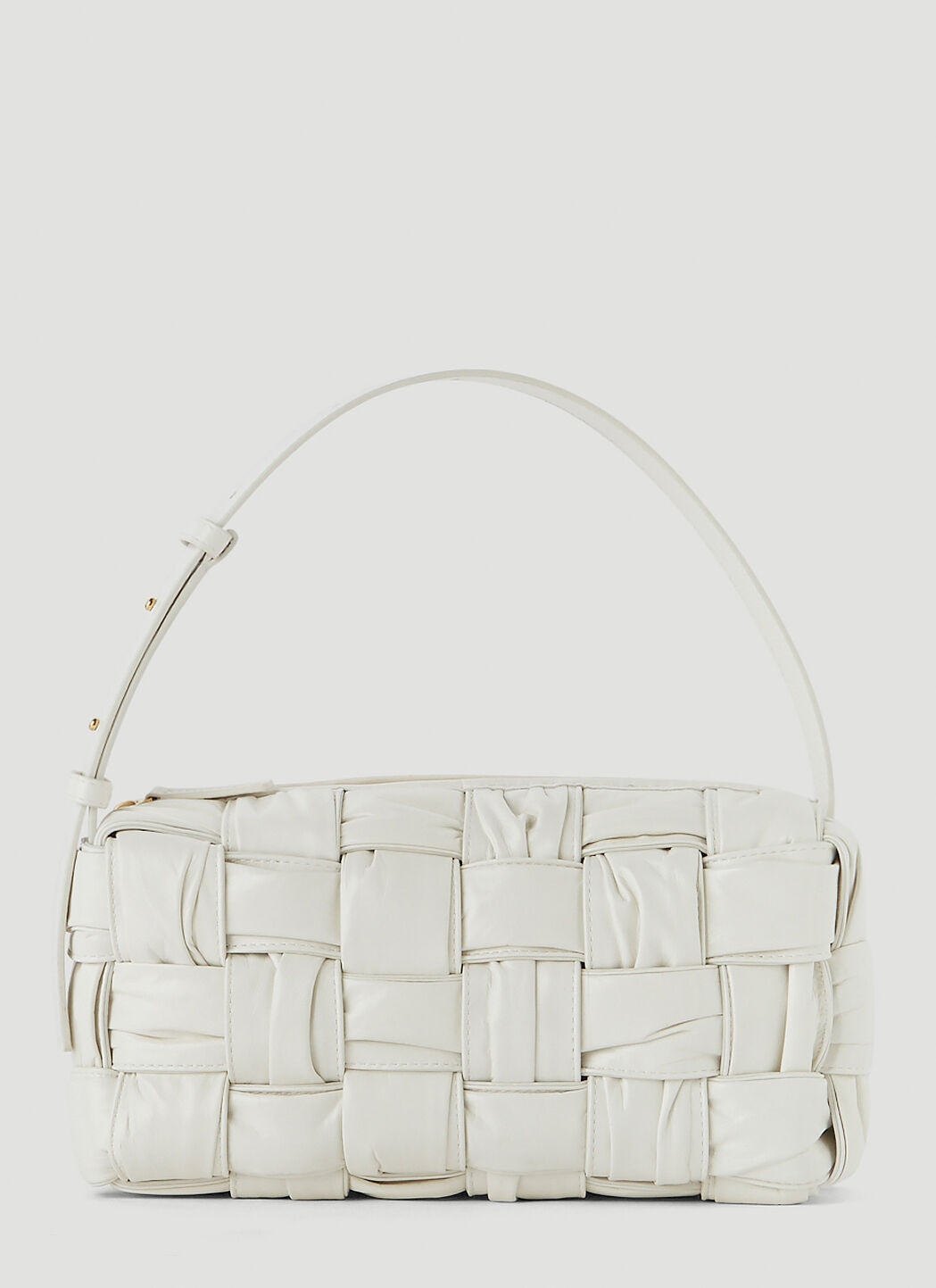 Brick Cassette Plissé Shoulder Bag - 1