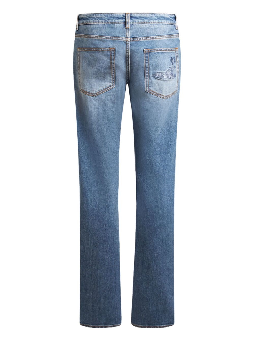 embroidered jeans - 6