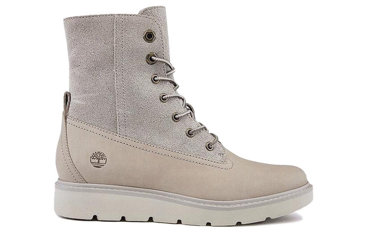 (WMNS) Timberland Auth Teddy Fleece Wide-Fit 'Winter White Nubuck' A1S7G - 2