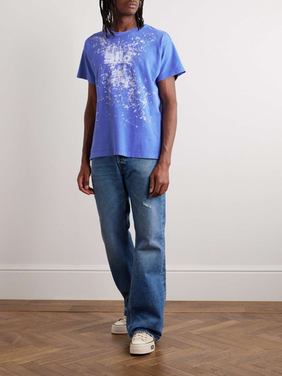ERL Paint-Splattered Cotton-Jersey T-Shirt outlook