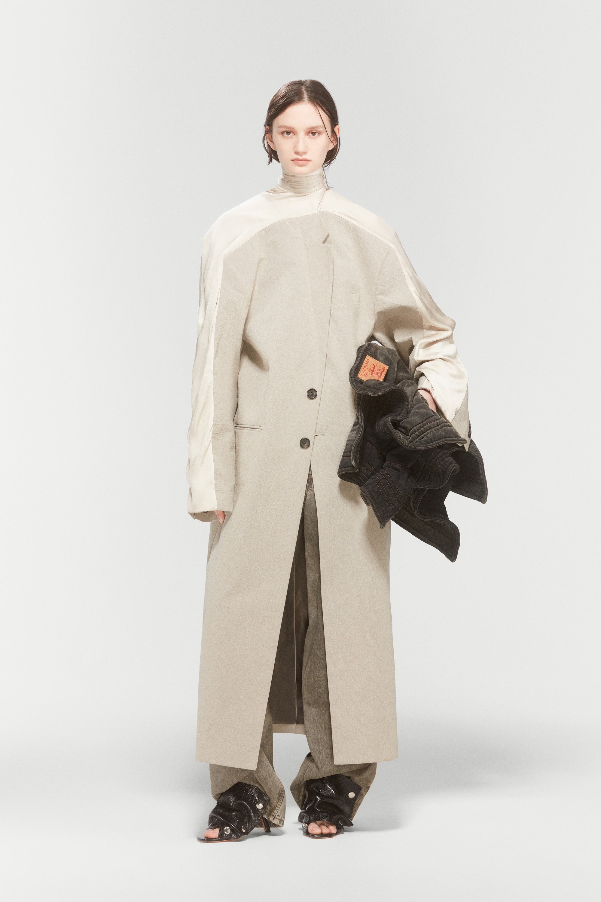 INSERT SCARF COAT - 2