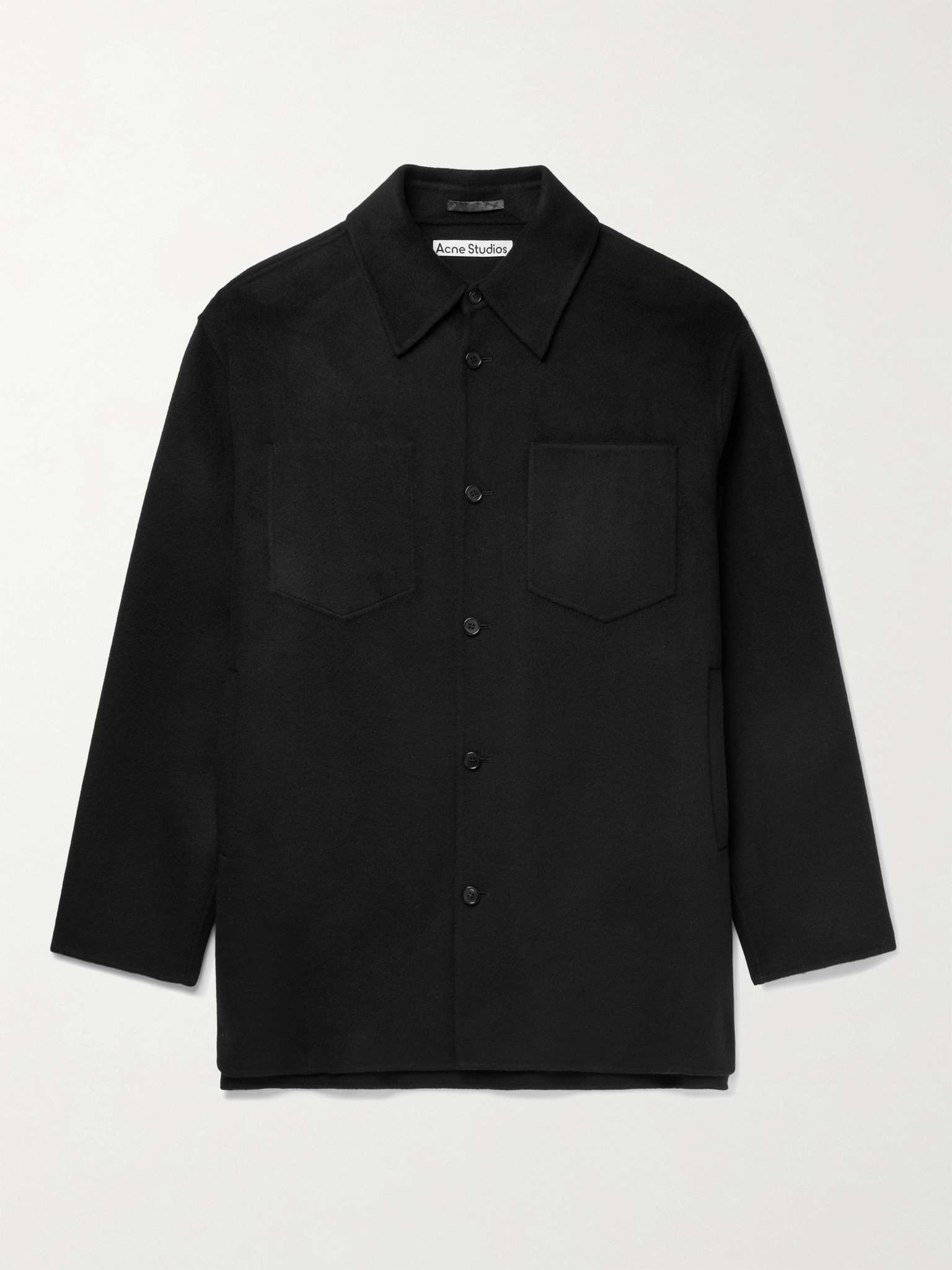 Domen Oversized Double-Faced Wool Overshirt - 1