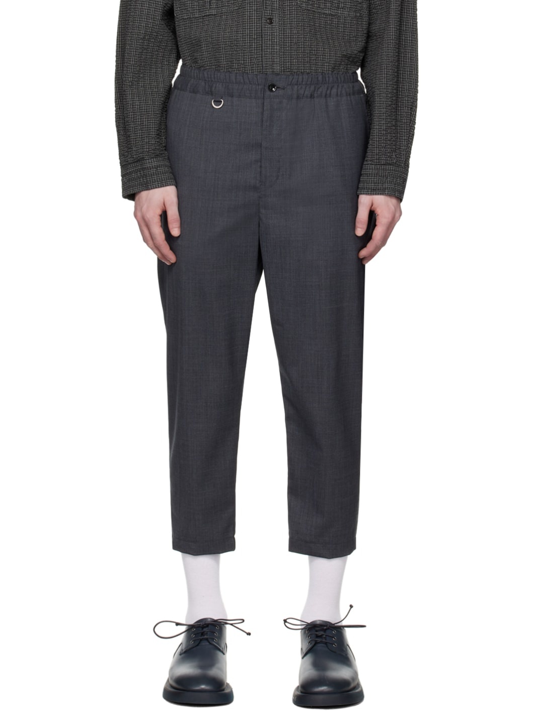 Gray Easy Trousers - 1