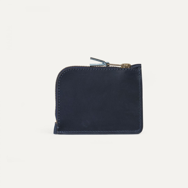 Bleu de Chauffe AS ZIPPERED PURSE / M  -  NAVY BLUE outlook
