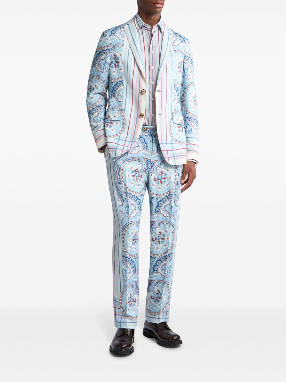 paisley-print blazer - 2