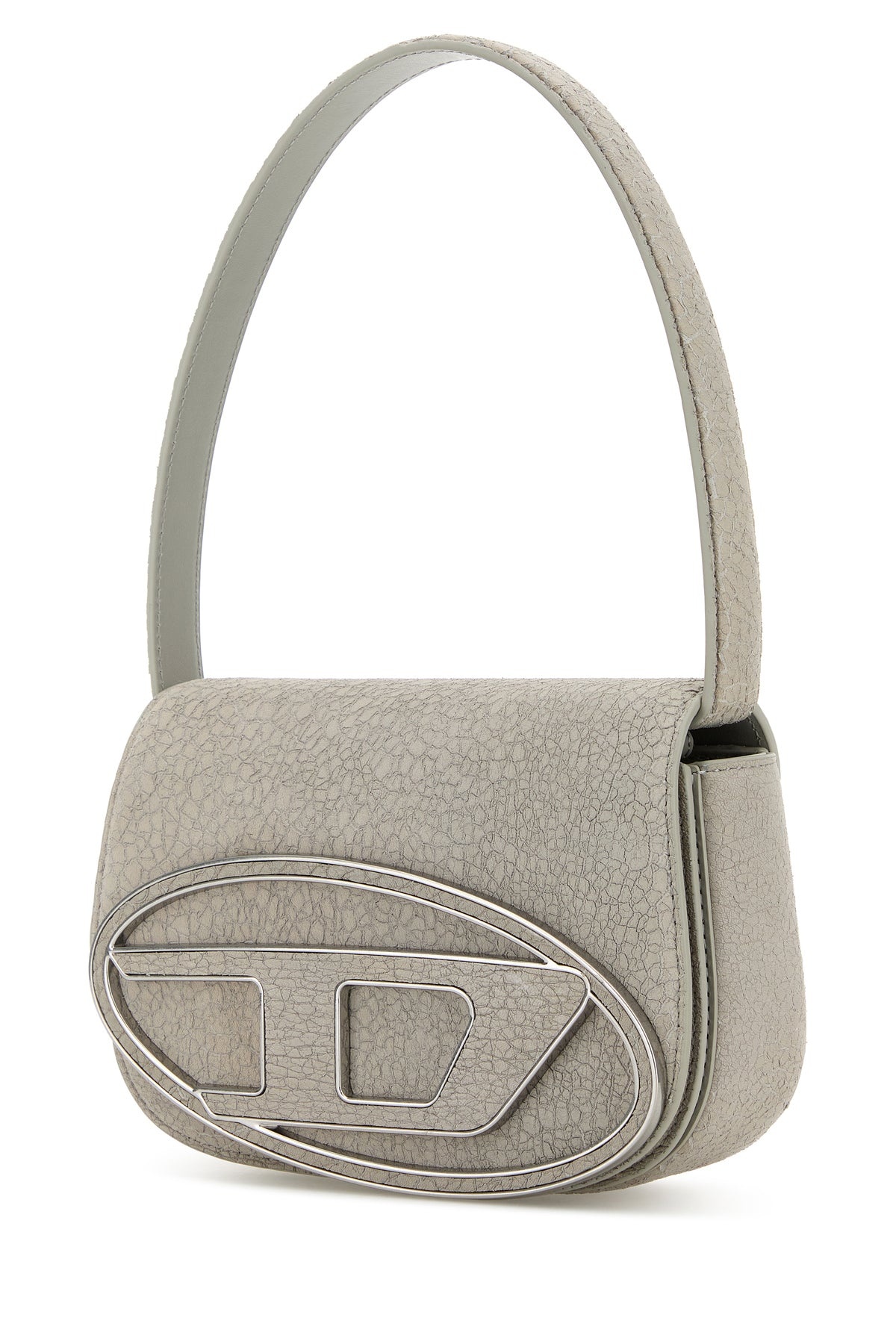 Light grey leather 1DR shoulder bag - 2