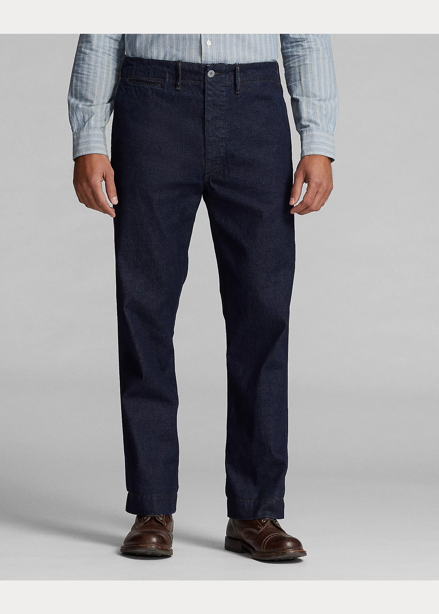 Indigo Rinsed Denim Field Pant - 3