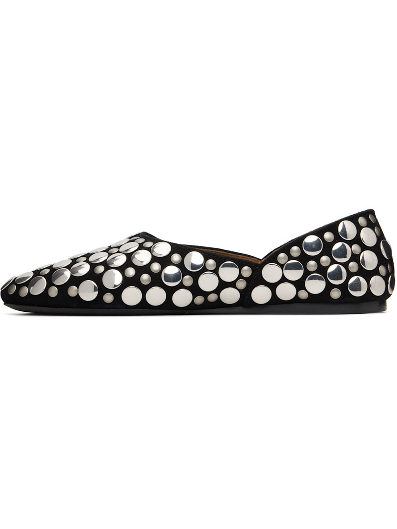 KHAITE Black Jane Ballerina Flats outlook